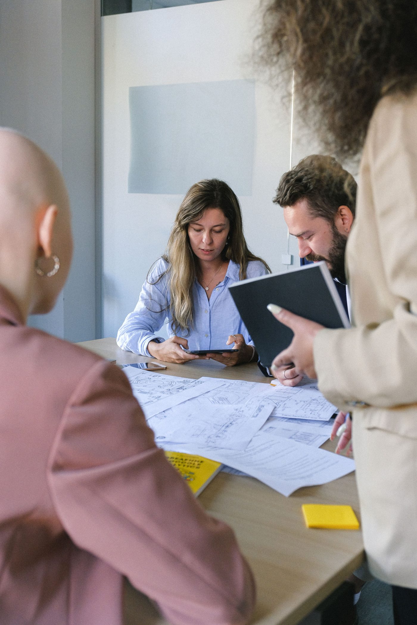 Public sector employees in a training session