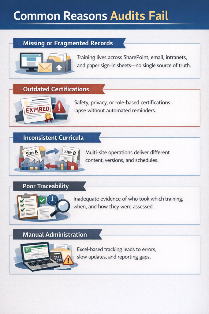 Outdated certifications