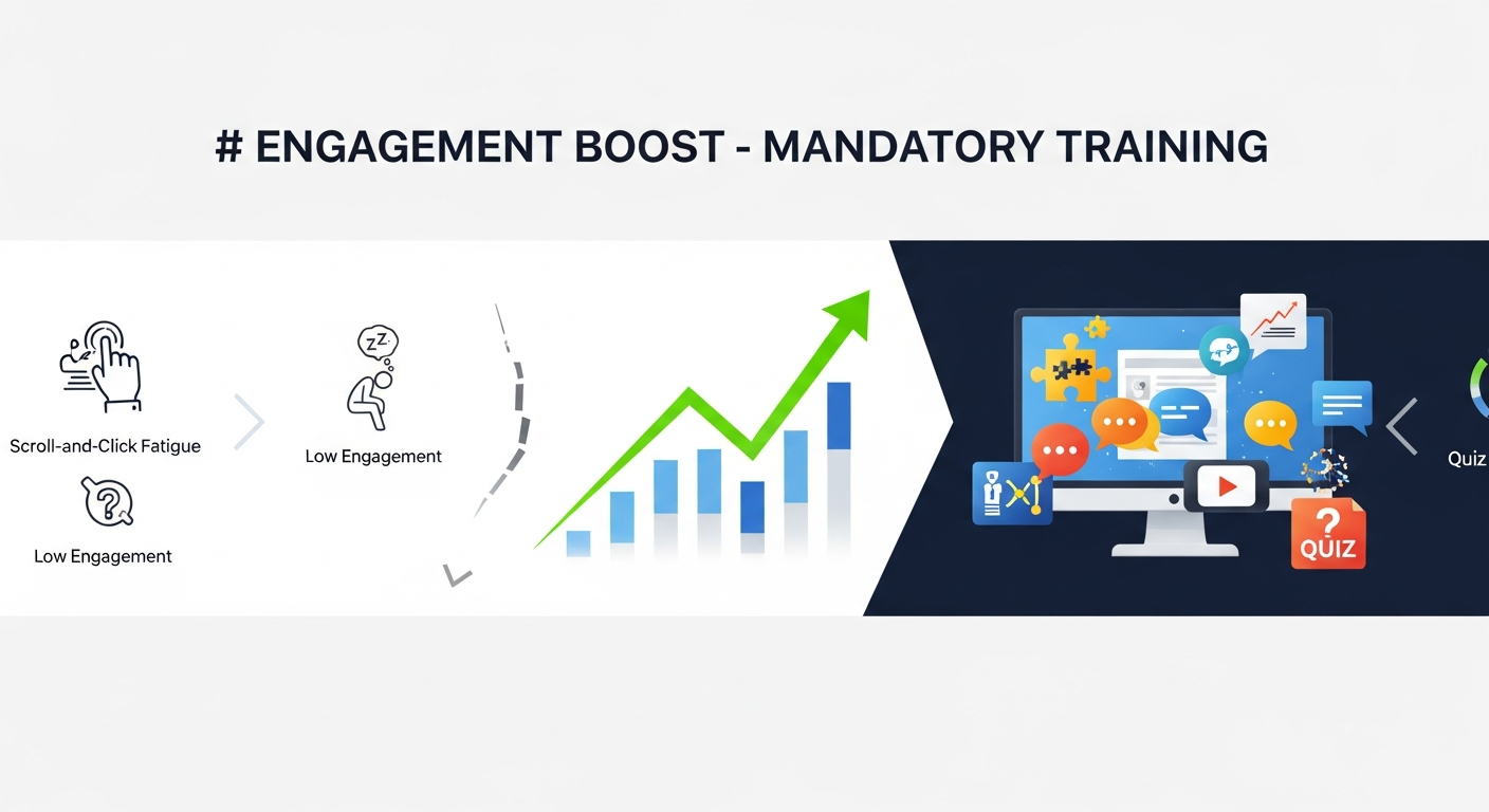 How to Boost Engagement in Mandatory Training with Interactive Content